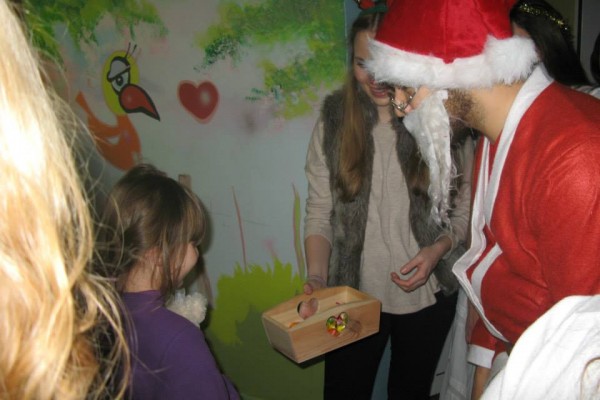 Odwiedziny Świętego Mikołaja w Szpitalu