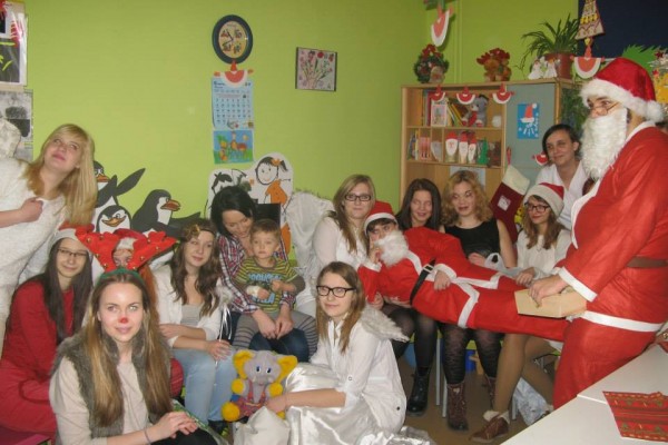 Odwiedziny Świętego Mikołaja w Szpitalu